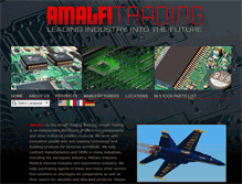 Tablet Screenshot of amalfi-trading.com
